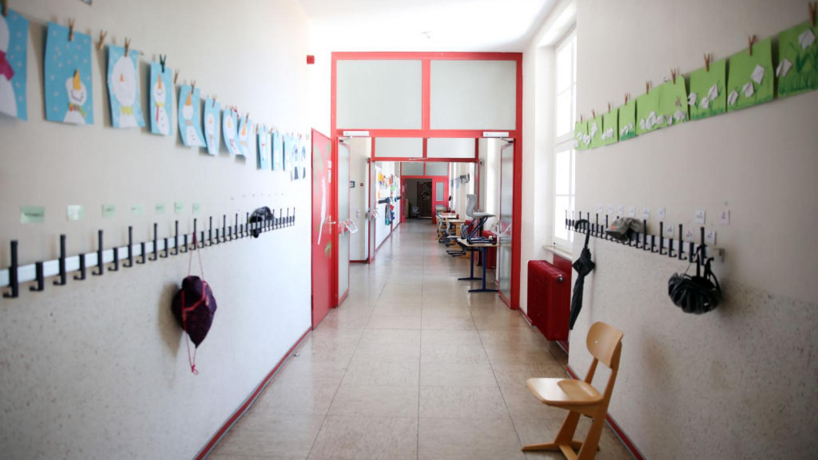School hallway