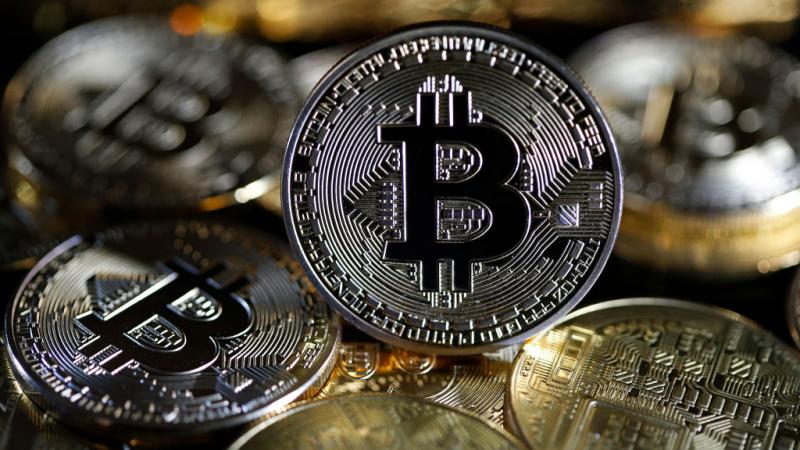 A representation of Bitcoin